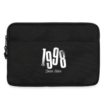 1998 Year of birth Birthday Year of construction born - Laptop bag 13" - black - Front