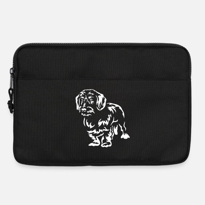 Dackel "Black Edition" - Laptoptasche 13" - Schwarz