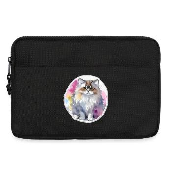 Persian cat - Laptop bag 13" - black - Front
