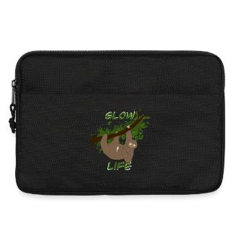 paresseux - Sacoche pour ordinateur portable 13 pouces - noir - Devant