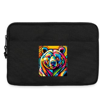 Bear - Laptop bag 13" - black - Front