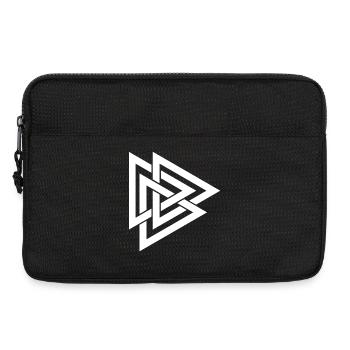 Norwegisches Symbol -FRONT - Laptoptasche 13" - Schwarz - Vorne