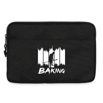 Pâtisserie amusante - Sacoche pour ordinateur portable 13 pouces - noir - Devant