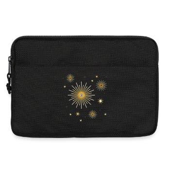 beautiful shining stars for Christmas - Laptop bag 13" - black - Front