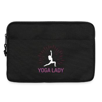 Yoga Girl - Laptop bag 13" - black - Front