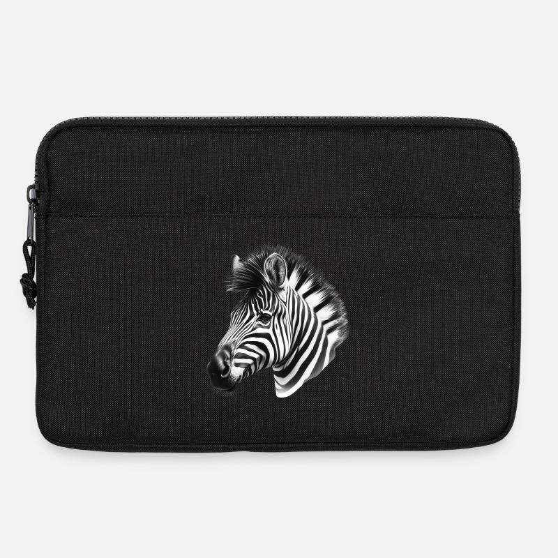 Zebra - Laptoptasche 13" - Schwarz