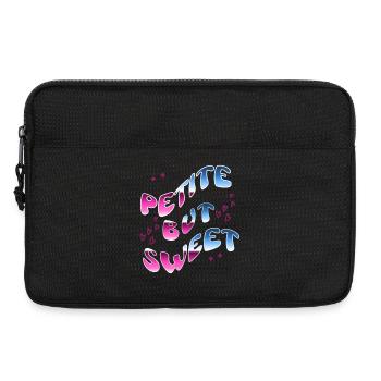 Petite but Sweet - Text Tee - Laptop bag 13" - black - Front