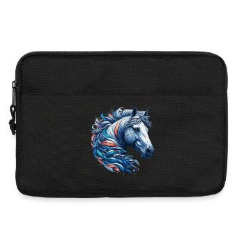 Pferd - Laptoptasche 13" - Schwarz - Vorne