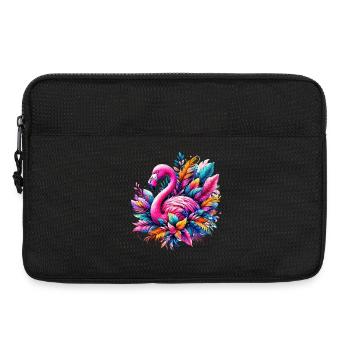 Flamingo - Laptop bag 13" - black - Front