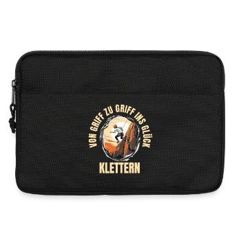 Von Griff zu Griff ins Glück - Laptoptasche 13" - Schwarz - Vorne