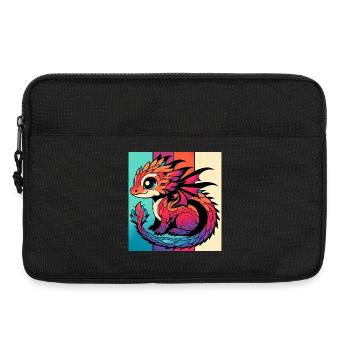 Drache - Laptoptasche 13" - Schwarz - Vorne