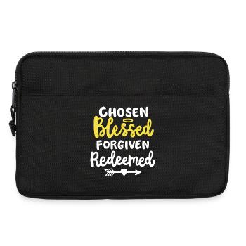 Christlicher Glaube Bibel Zitat - Laptoptasche 13" - Schwarz - Vorne