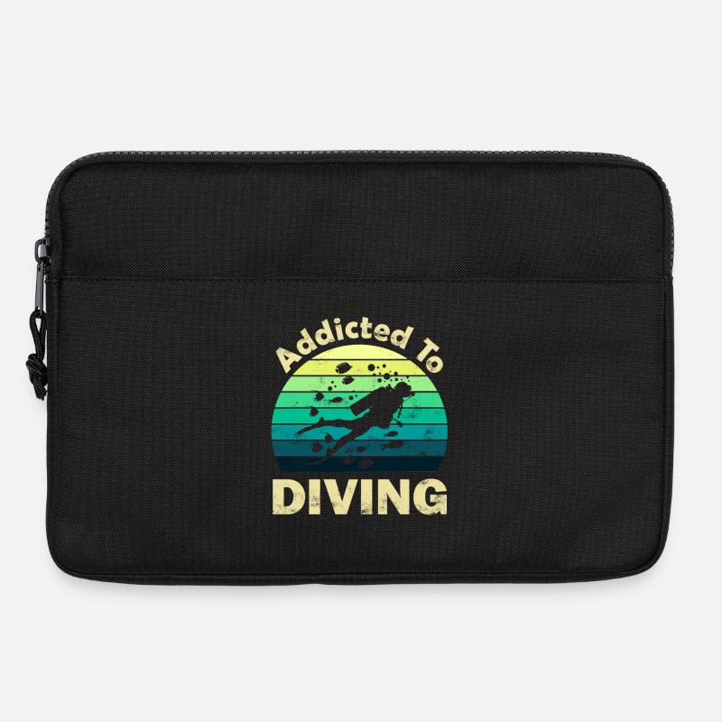 Tauchen Taucher - Laptoptasche 13" - Schwarz