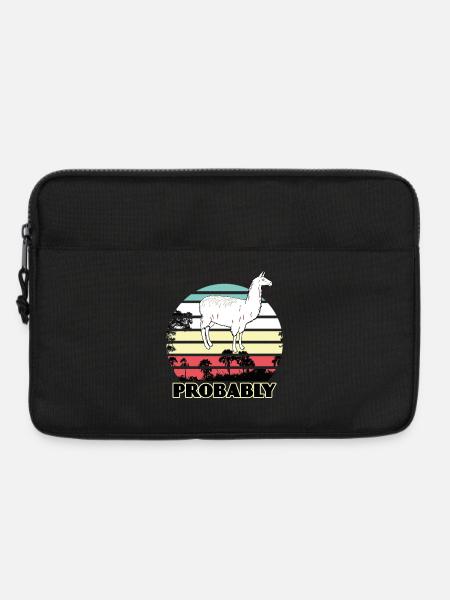 Alpaka - Laptoptasche 13" - Schwarz
