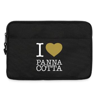 I LOVE PANNA COTTA - Laptoptasche 13" - Schwarz - Vorne