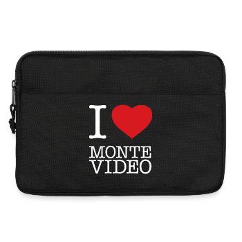 I LOVE MONTEVIDEO Uruguay - Laptop bag 13" - black - Front