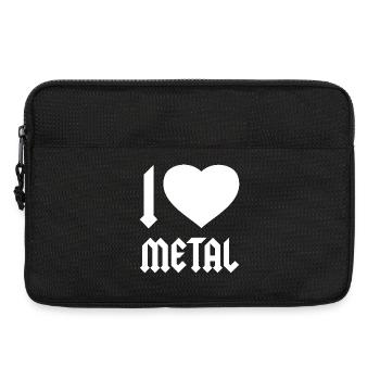 J’ADORE LE HEAVY METAL - Sacoche pour ordinateur portable 13 pouces - noir - Devant