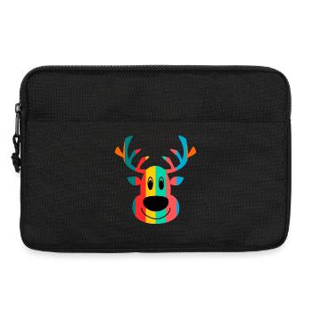WEIHNACHTEN. FROHE WEIHNACHTEN. FROHE WEIHNACHTEN. WEIHNACHTSMANN - Laptoptasche 13" - Schwarz - Vorne