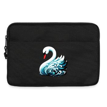 Swan - Laptop bag 13" - black - Front