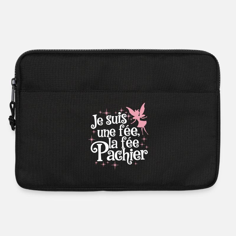 Ich bin eine Fee, die Fee Pachier - Laptoptasche 13" - Schwarz