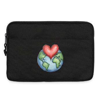 Protect The Earth - Laptop bag 13" - black - Front