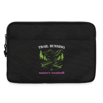 Course sur sentier - Tapis roulant de la nature - Sacoche pour ordinateur portable 13 pouces - noir - Devant