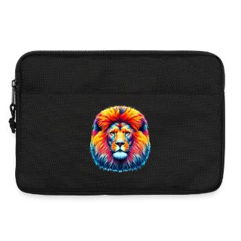 Löwe - Laptoptasche 13" - Schwarz - Vorne