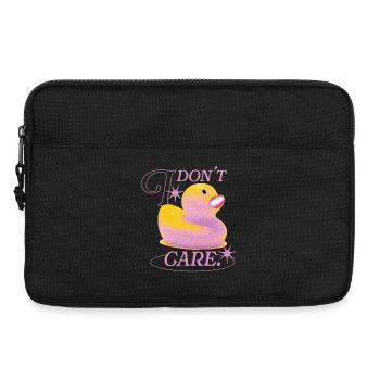 I Don't Care Duck - Laptop bag 13" - black - Front
