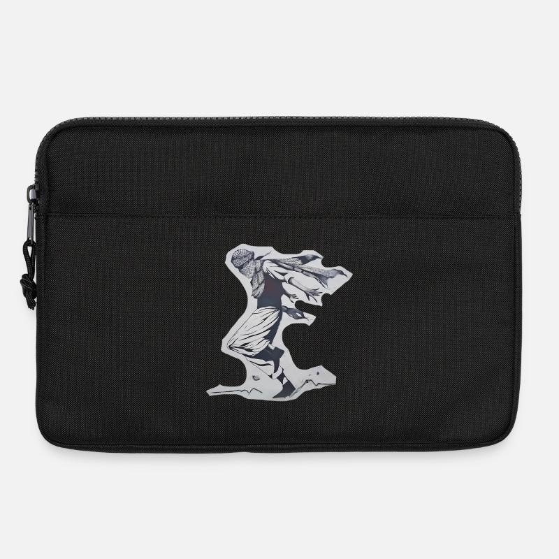 Der Freiheits-Tänzer - Laptoptasche 13" - Schwarz