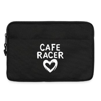 caferacer Liebe - Herzsmybol für Mopedfreunde - Laptoptasche 13" - Schwarz - Vorne