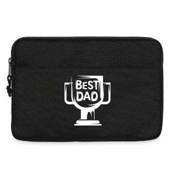 meilleure coupe de papa - Meilleur père du monde papa - Sacoche pour ordinateur portable 13 pouces - noir - Devant