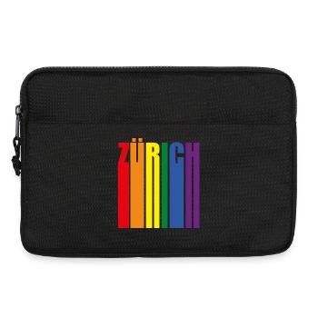 Zurich Rainbow Pride LGBT - Sacoche pour ordinateur portable 13 pouces - noir - Devant