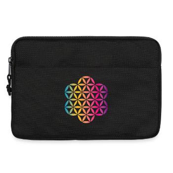 Yoga Flower of Life Flower of Life Mandala colorful - Laptop bag 13" - black - Front