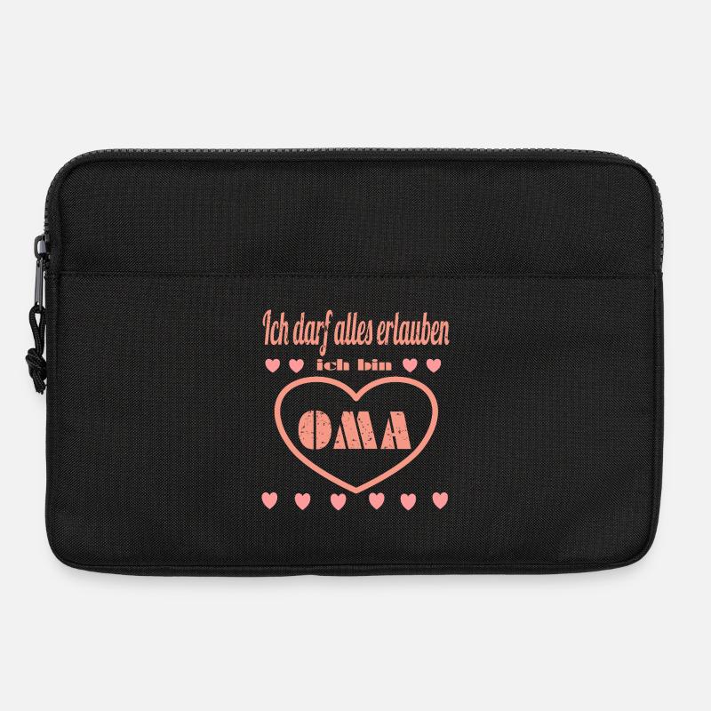 Herz Oma - Laptoptasche 13" - Schwarz