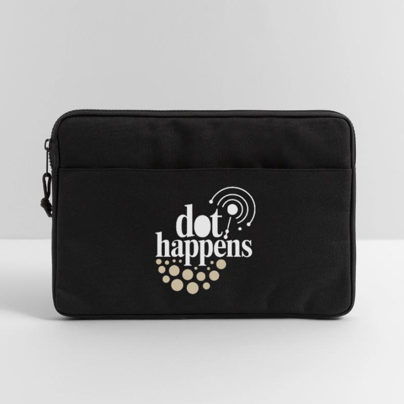 Dot Happens Morse Code Fun Sacoche pour ordinateur portable 13 pouces