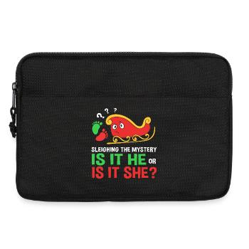 Werdende Mutter Werdende Mama Weihnachten - Laptoptasche 13" - Schwarz - Vorne