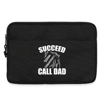 Success through craftsmanship - Laptop bag 13" - black - Front