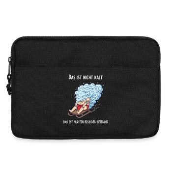 Ein bisschen lebendig - Laptoptasche 13" - Schwarz - Vorne