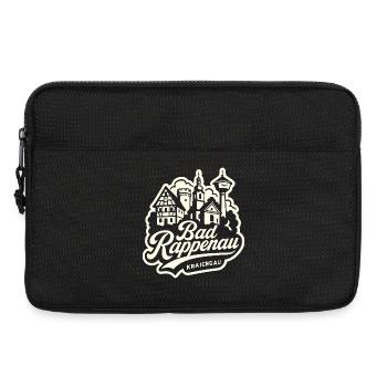 Kraichgau Skyline Bad Rappenau Illustration - Laptoptasche 13" - Schwarz - Vorne