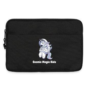 Licorne cosmique Voyage dans l’espace - Sacoche pour ordinateur portable 13 pouces - noir - Devant