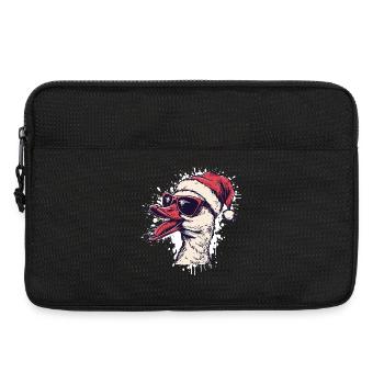 Gans Weihnachten Ente - Laptoptasche 13" - Schwarz - Vorne