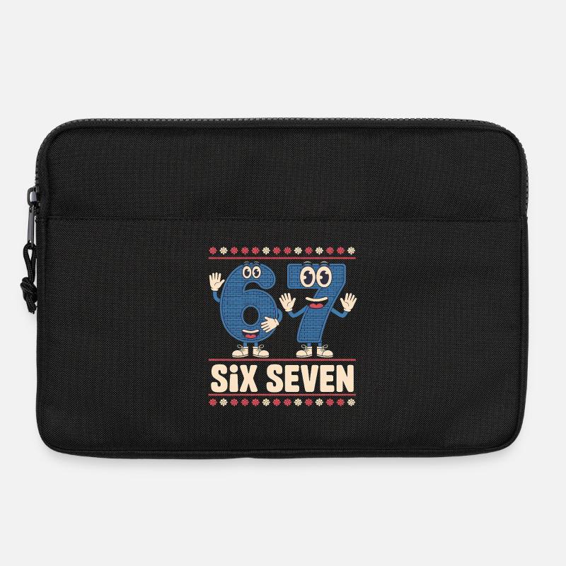 6 7 Sechs Sieben Meme – Weihnachten Kids Gaming - Laptoptasche 13" - Schwarz