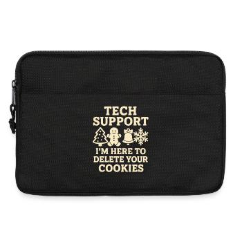 Tech Support I'm Here To Delete Your Cookies - Laptoptasche 13" - Schwarz - Vorne