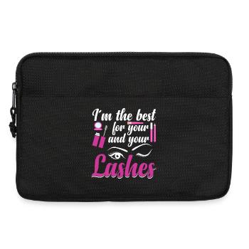  Eyelash Artist Cosmetologist Lash Technician - Laptop bag 13" - black - Front