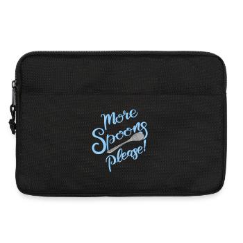 More Spoons please! - Laptoptasche 13" - Schwarz - Vorne