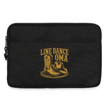 Line Dance Granny Boots Hat - Laptop bag 13" - black - Front