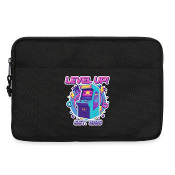 Level Up 1985 – Retro Arcade Automat Design - Laptop bag 13" - black - Front