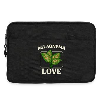 Aglaonema Love - Laptop bag 13" - black - Front