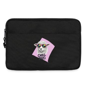 Chill Bro Schaf mit Sonnenbrille - Laptoptasche 13" - Schwarz - Vorne