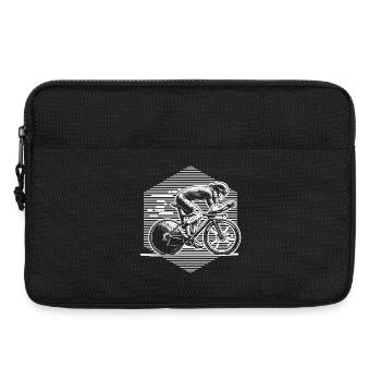 Simple Roadbike Idee für Rennrad - Laptoptasche 13" - Schwarz - Vorne